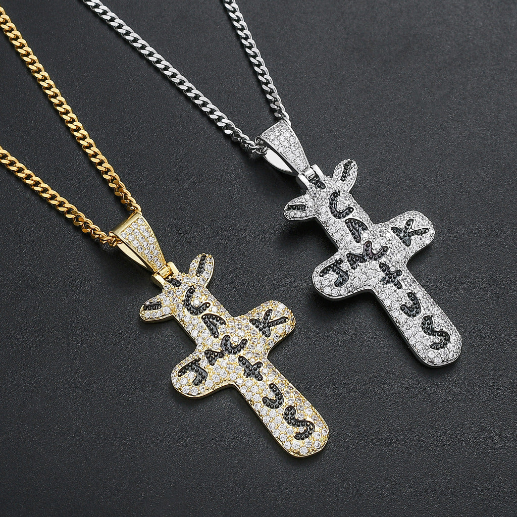 Hip Hop Cuban Link Cubic Zirconia Necklace for Men and Women