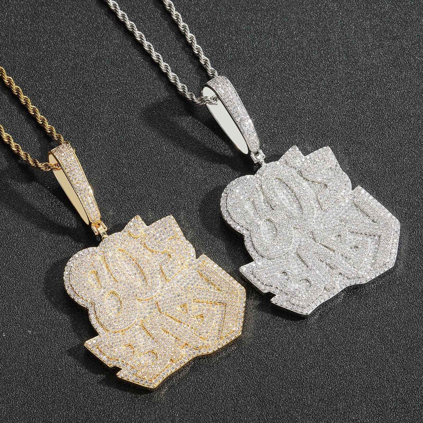 Hip Hop Fashion Copper Pendant Necklace for Men and Women
