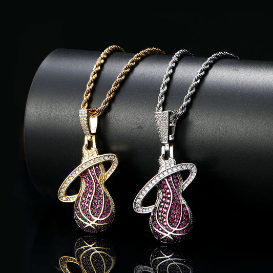 Hip Hop Fashion Copper Pendant Necklace for Men and Women