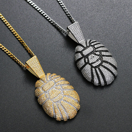 Hip Hop Fashion Copper Pendant Necklace for Men and Women
