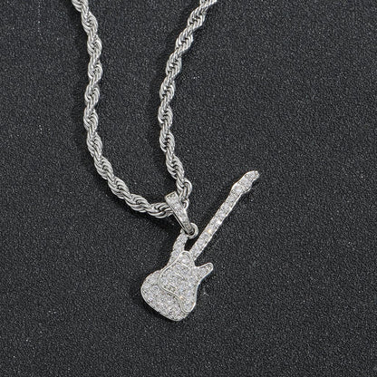 Hip Hop Punk Fashion Copper Pendant Necklace for Men and Women