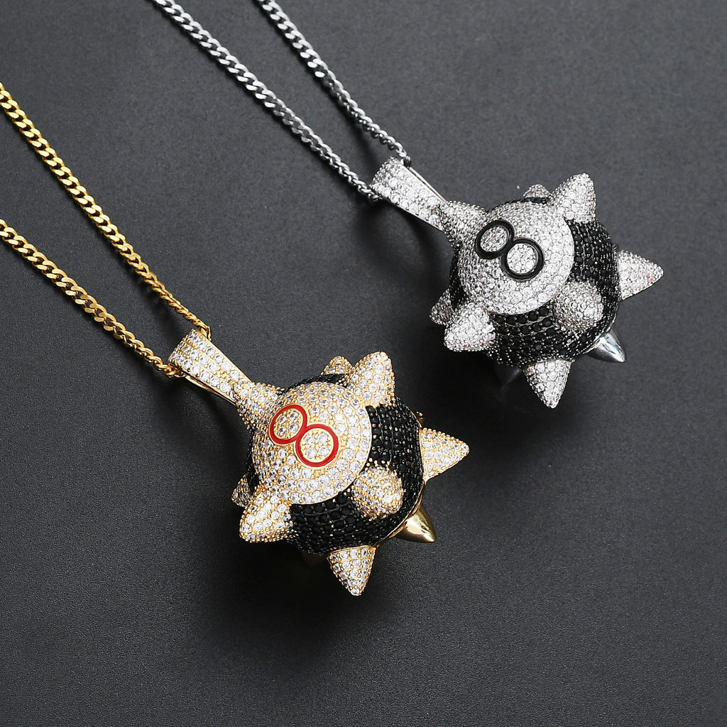 Hip Hop Fashion Copper Necklace for Men and Women