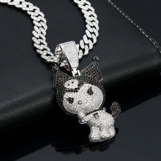 Hip Hop Fashion Copper Pendant Necklace for Men and Women