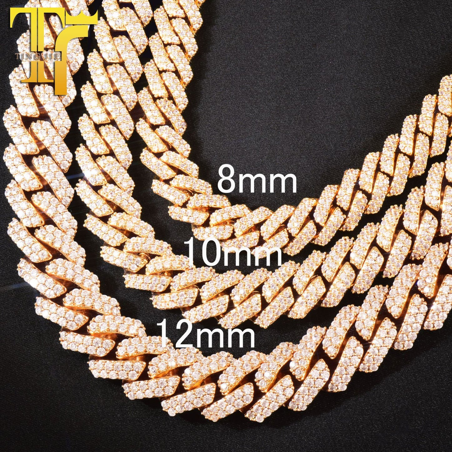Double Row Oval Cuban Chain for Men
