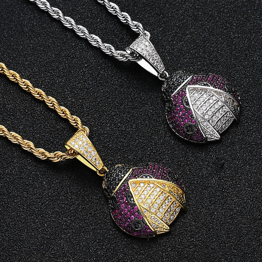 Hip Hop Vintage Fashion Copper Pendant Necklace for Men and Women