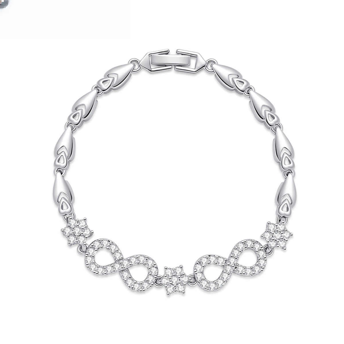 Infinity Heart Minimalist Bracelet for Women product image