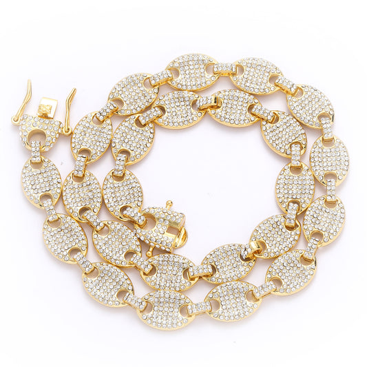 Hip Hop Fashion Alloy Necklace for Men