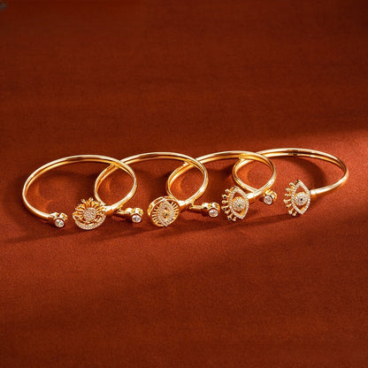 Minimalist Evil Eye Bracelet for Women
