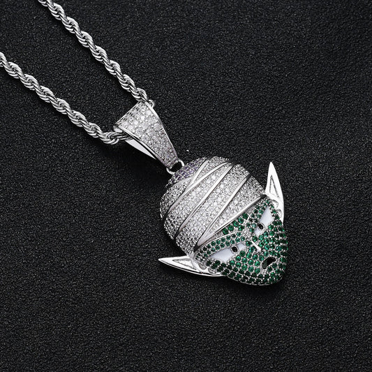 Hip Hop Dragon Copper Pendant Necklace for Men and Women