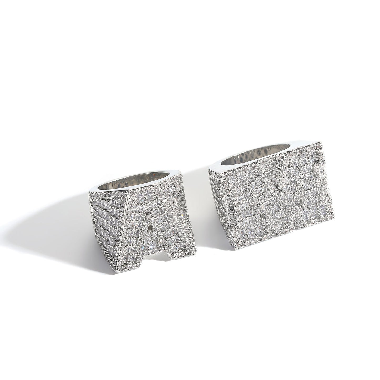 Light Luxury Fashion Cubic Zirconia Ring for Men