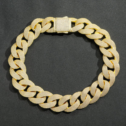 Hip Hop Tennis Chain Cubic Zirconia Necklace for Men and Women