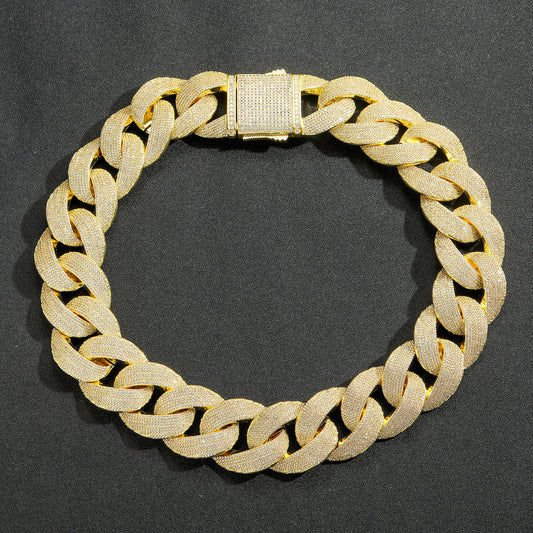 Hip Hop Tennis Chain Cubic Zirconia Necklace for Men and Women