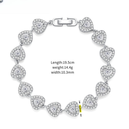 Minimalist Heart Bracelet for Women Gift