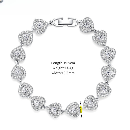 Minimalist Heart Bracelet for Women Gift