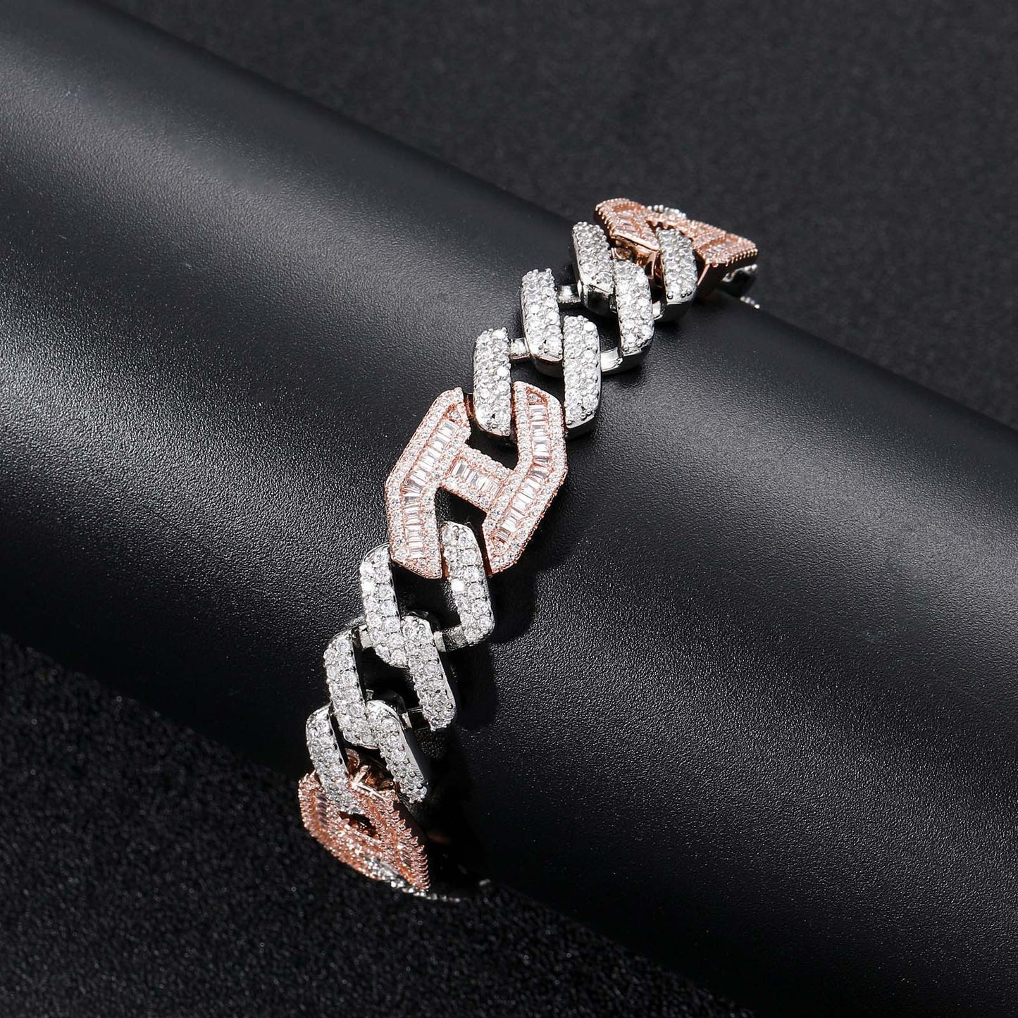 Hip Hop Minimalist Cuban Link Copper Bracelet for Men
