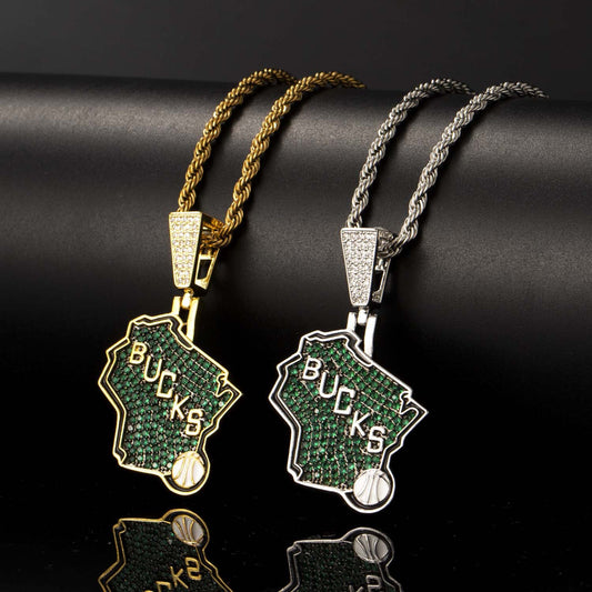 Hip Hop Tiger Copper Pendant Necklace for Men and Women