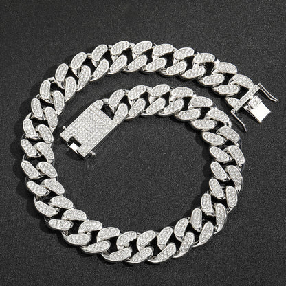 Hip Hop Cuban Link Alloy Necklace for Men