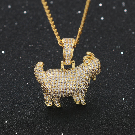 Hip Hop Fashion Copper Pendant Necklace for Men and Women