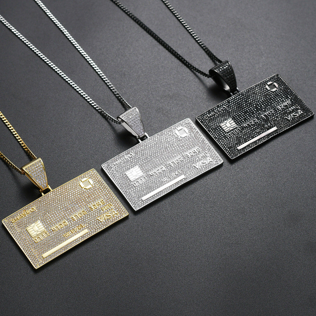 Hip Hop Fashion Copper Pendant Necklace for Men and Women