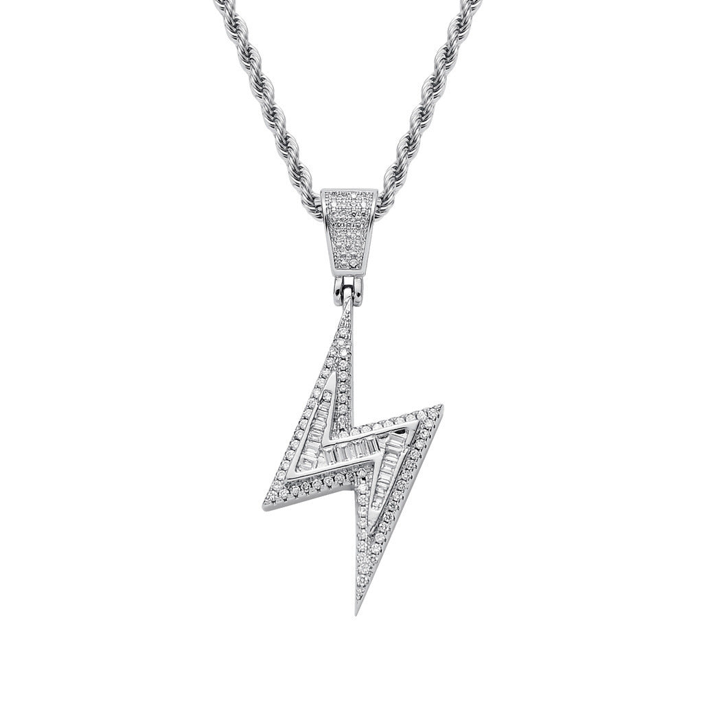 Hip Hop Iced Link Cubic Zirconia Necklace for Men and Women