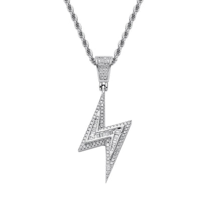 Hip Hop Iced Link Cubic Zirconia Necklace for Men and Women