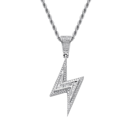 Hip Hop Iced Link Cubic Zirconia Necklace for Men and Women