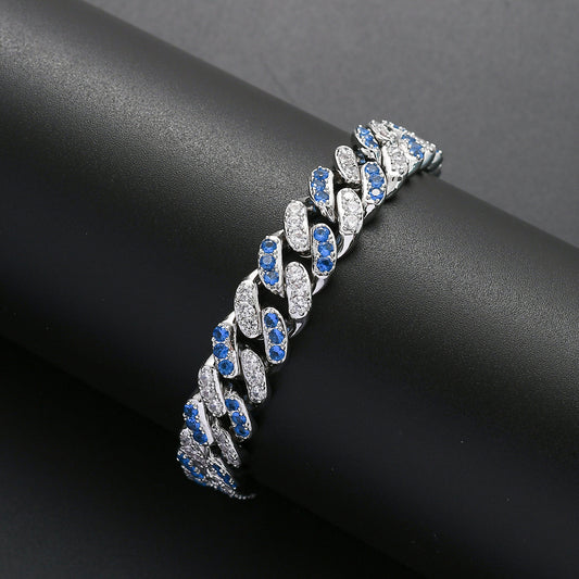 Hip Hop Cuban Link Copper Bracelet for Men
