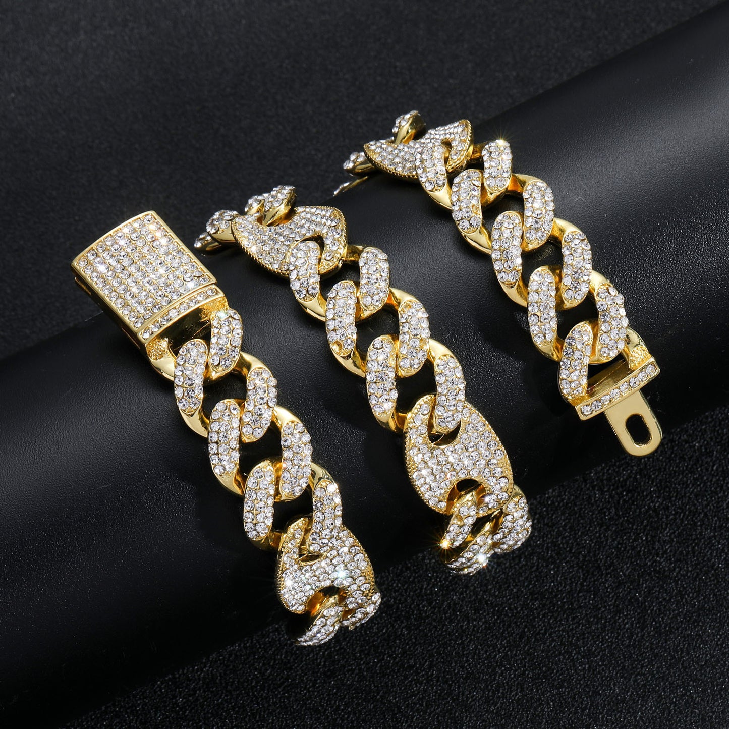 Hip Hop Cuban Link Alloy Necklace for Men