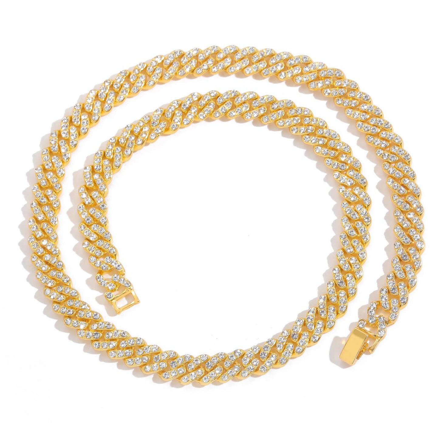 Hip Hop Cuban Link Alloy Necklace for Men