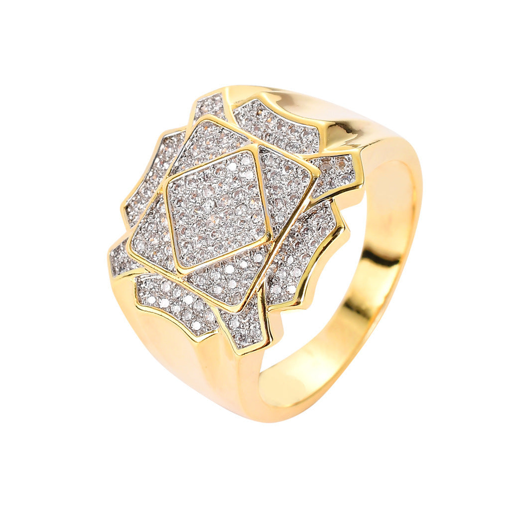 Light Luxury Round Iced Link Cubic Zirconia Bracelet for Men and Women