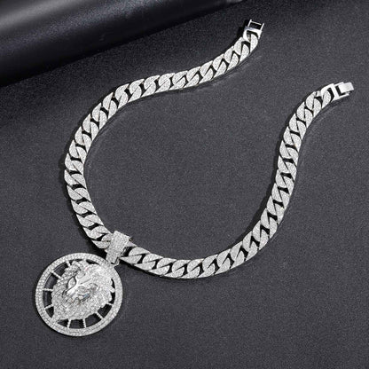 Hip Hop Cuban Link Alloy Bracelet for Men and Women