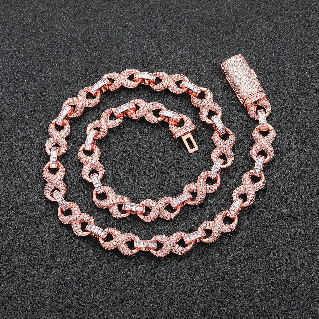 Hip Hop Fang Snake Copper Pendant Necklace for Men