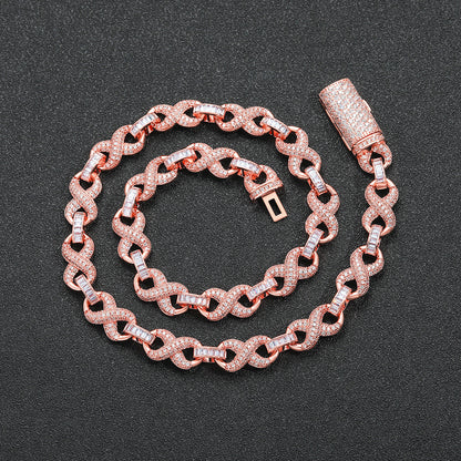 Hip Hop Fang Snake Copper Pendant Necklace for Men