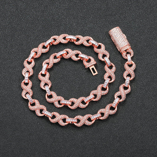Hip Hop Fang Snake Copper Pendant Necklace for Men