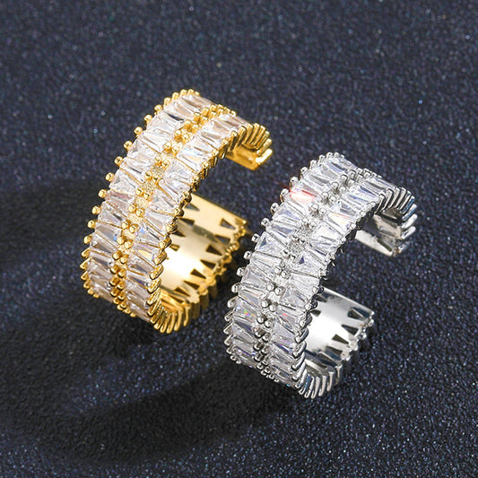 Hip Hop Light Luxury Cuban Link Cubic Zirconia Bracelet for Men