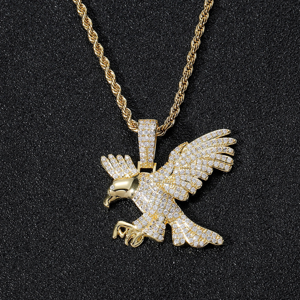 Hip Hop Fashion Copper Pendant Necklace for Men and Women