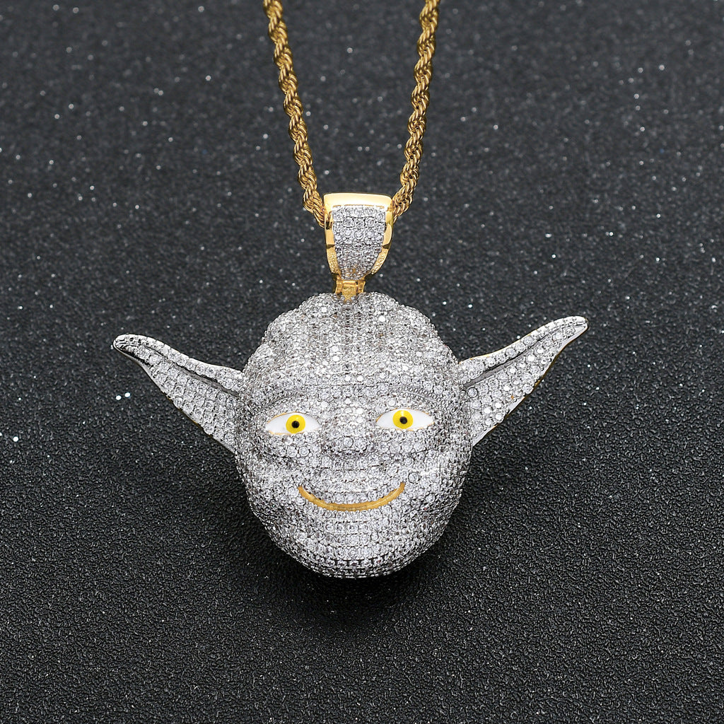 Hip Hop Fashion Stainless Steel Pendant Necklace for Men and Women