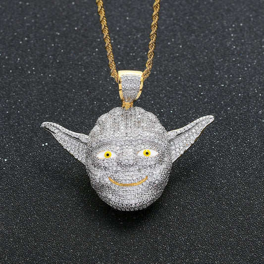 Hip Hop Fashion Stainless Steel Pendant Necklace for Men and Women