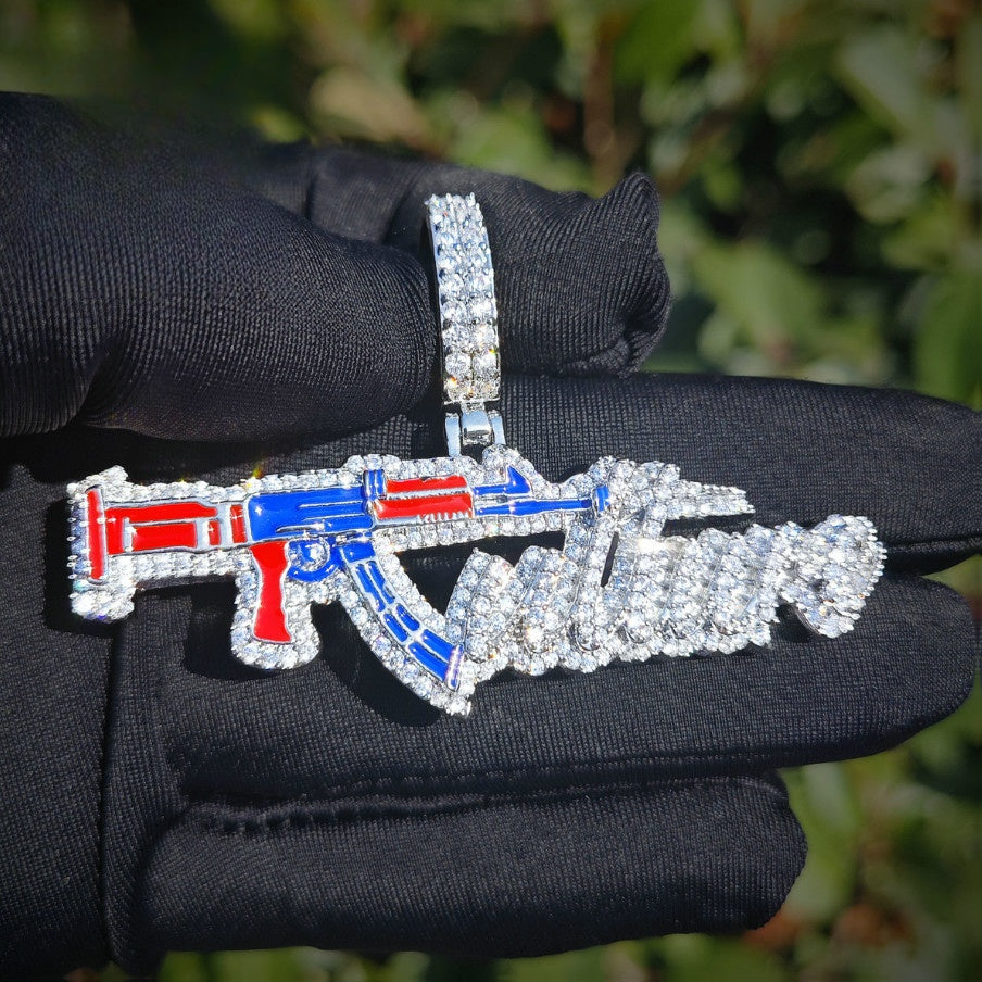 Iced Out Hip Hop Pendant Necklace