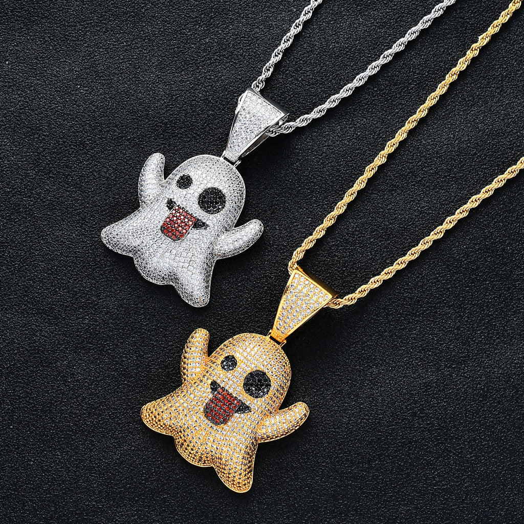 Hip Hop Fashion Copper Pendant Necklace for Men and Women
