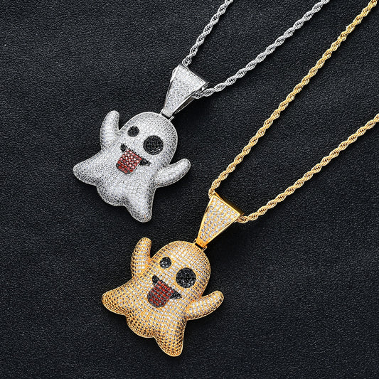 Hip Hop Fashion Copper Pendant Necklace for Men and Women