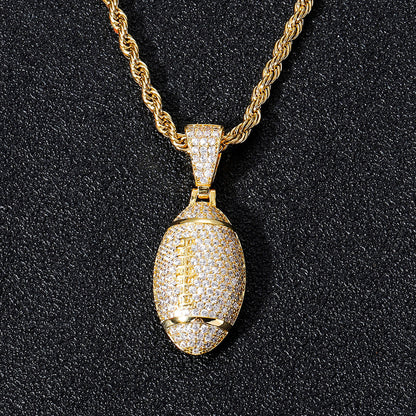 Hip Hop Fashion Copper Pendant Necklace for Men and Women