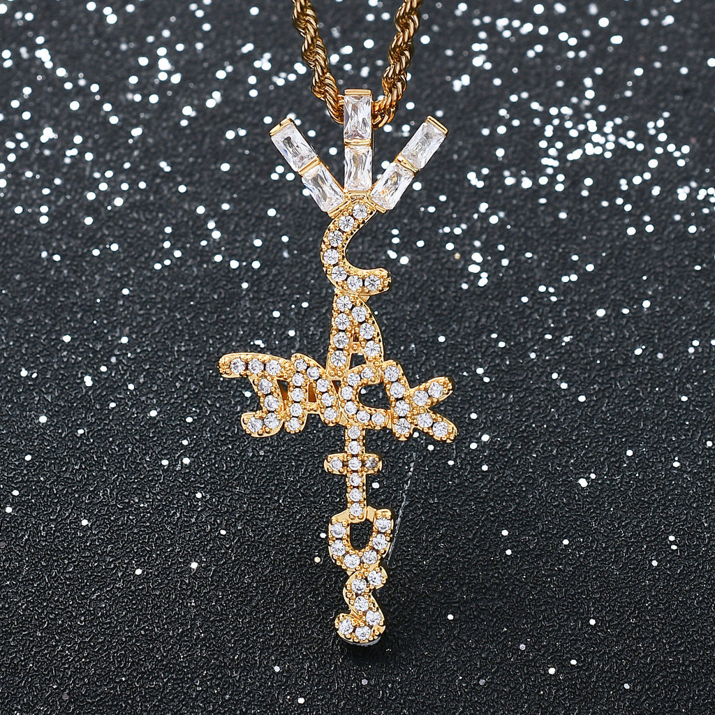 Hip Hop Fashion Copper Pendant Necklace for Men and Women