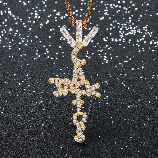 Hip Hop Fashion Copper Pendant Necklace for Men and Women