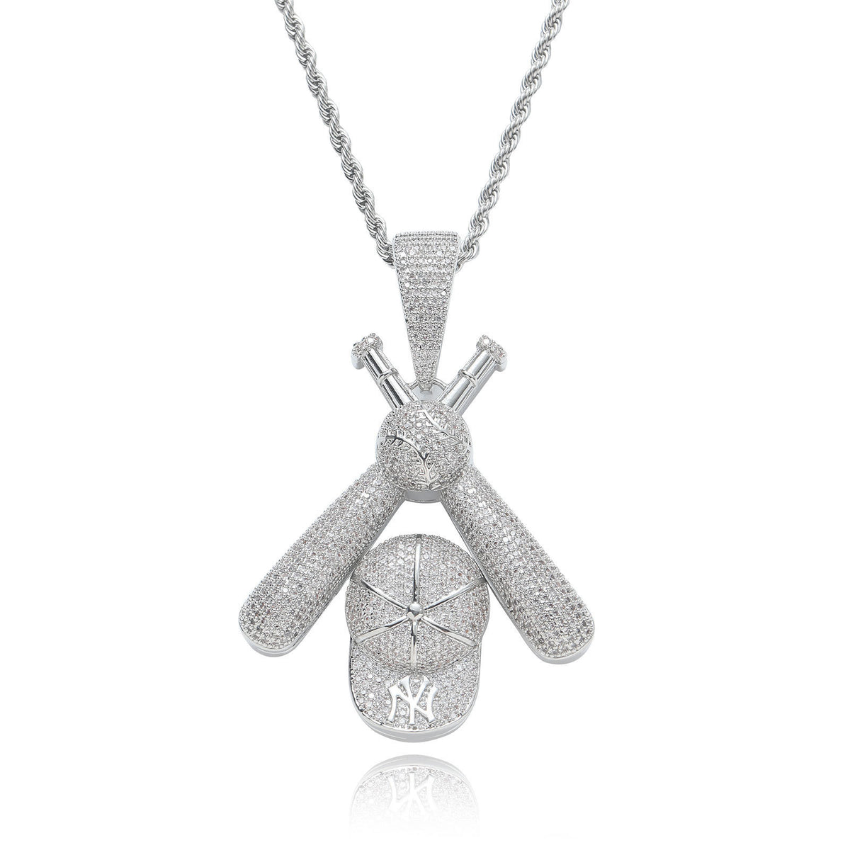 Hip Hop Fashion Cubic Zirconia Pendant Necklace for Men and Women product image