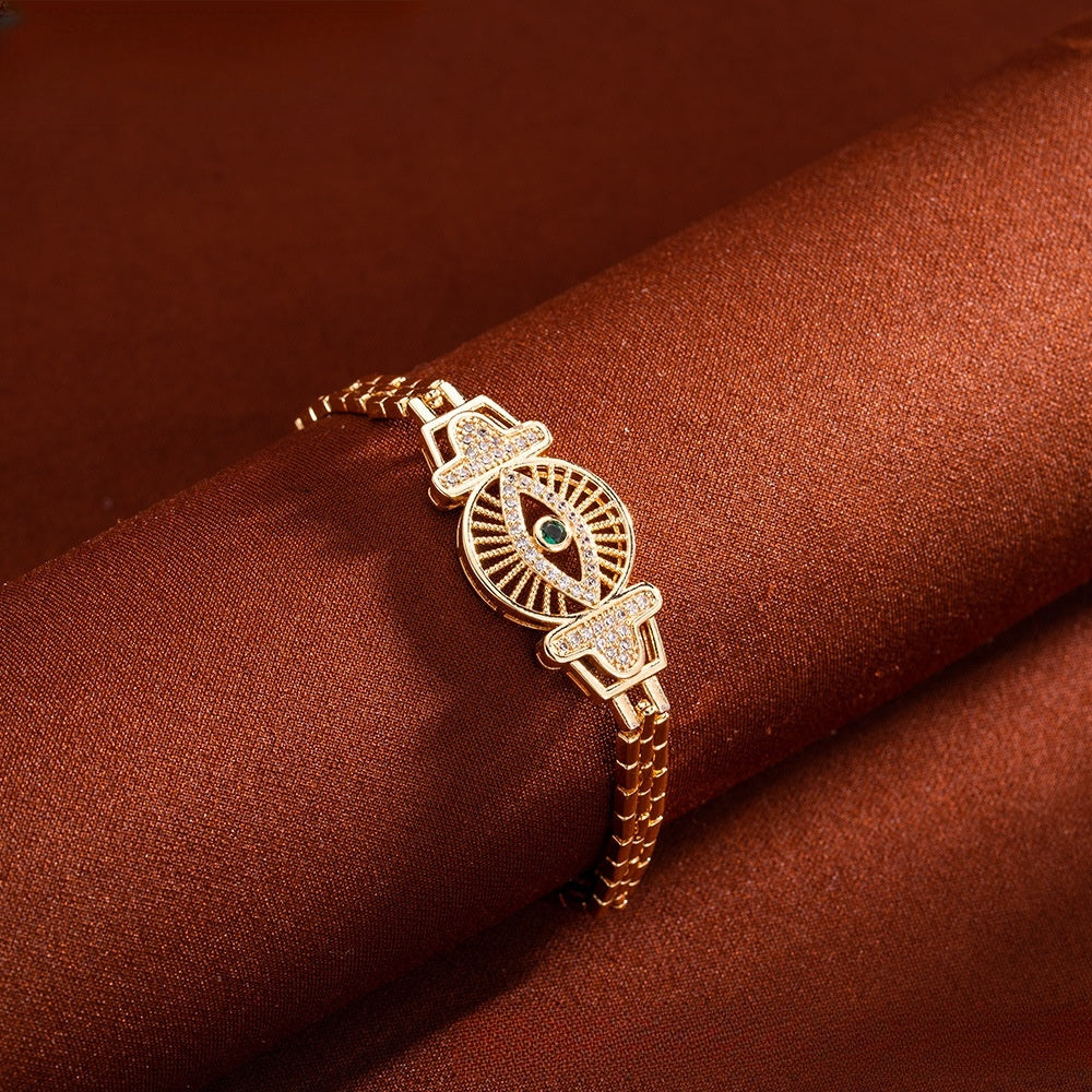Camellia Charm Minimalist Bracelet for Women