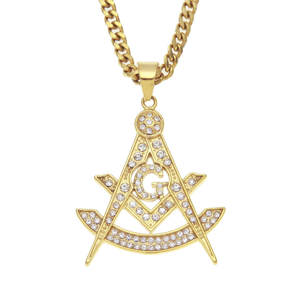 Gold-tone Masonic arch pendant style 2 product image