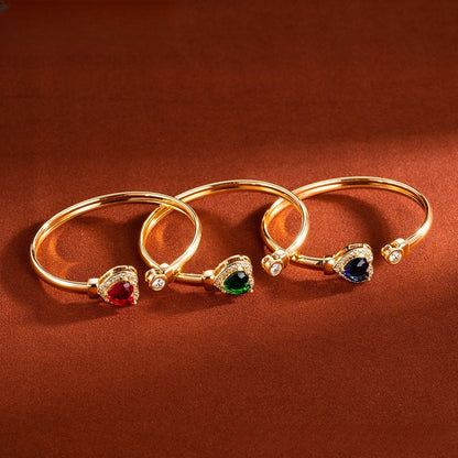 Heart Stone Minimalist Bracelet for Women