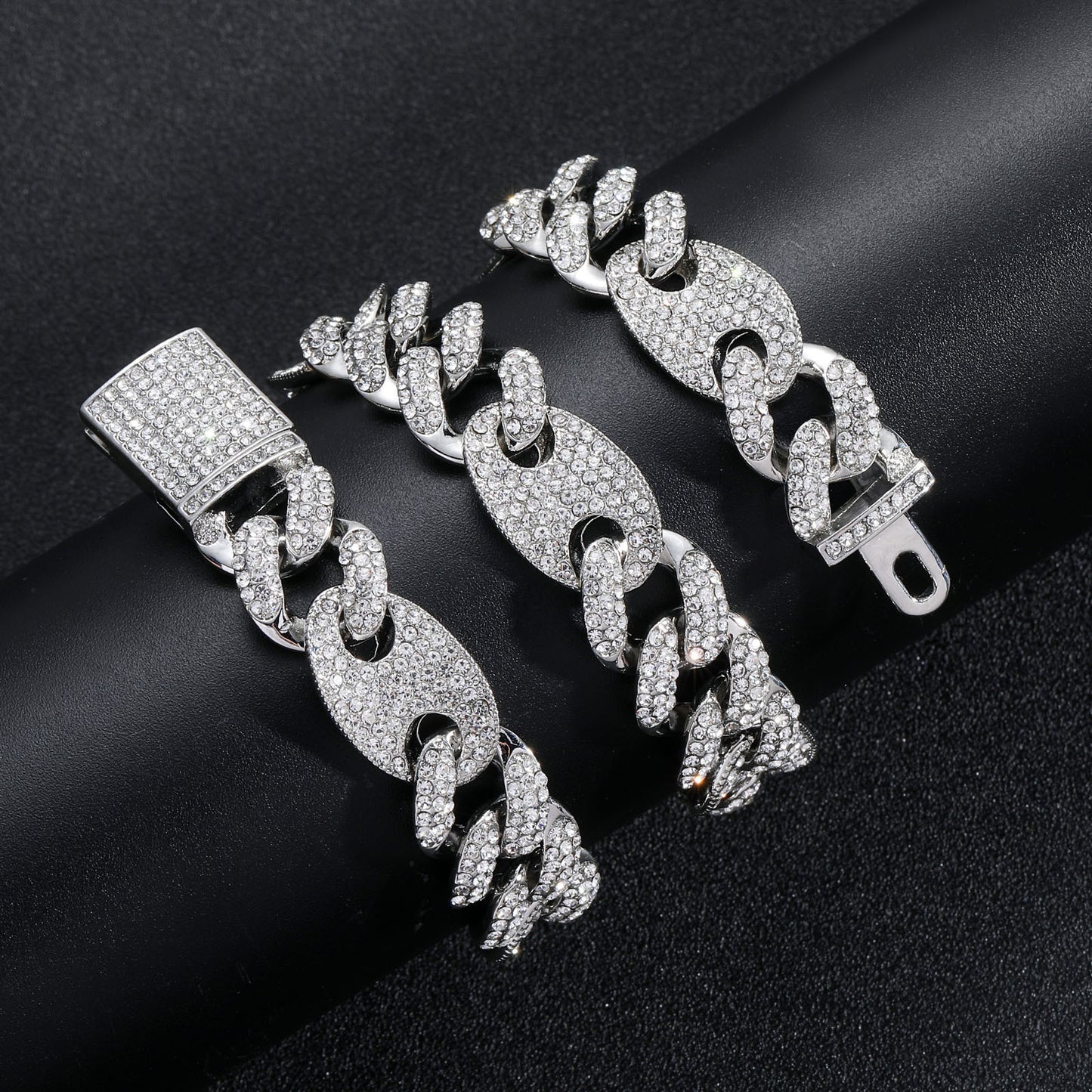 Hip Hop Cuban Link Alloy Necklace for Men