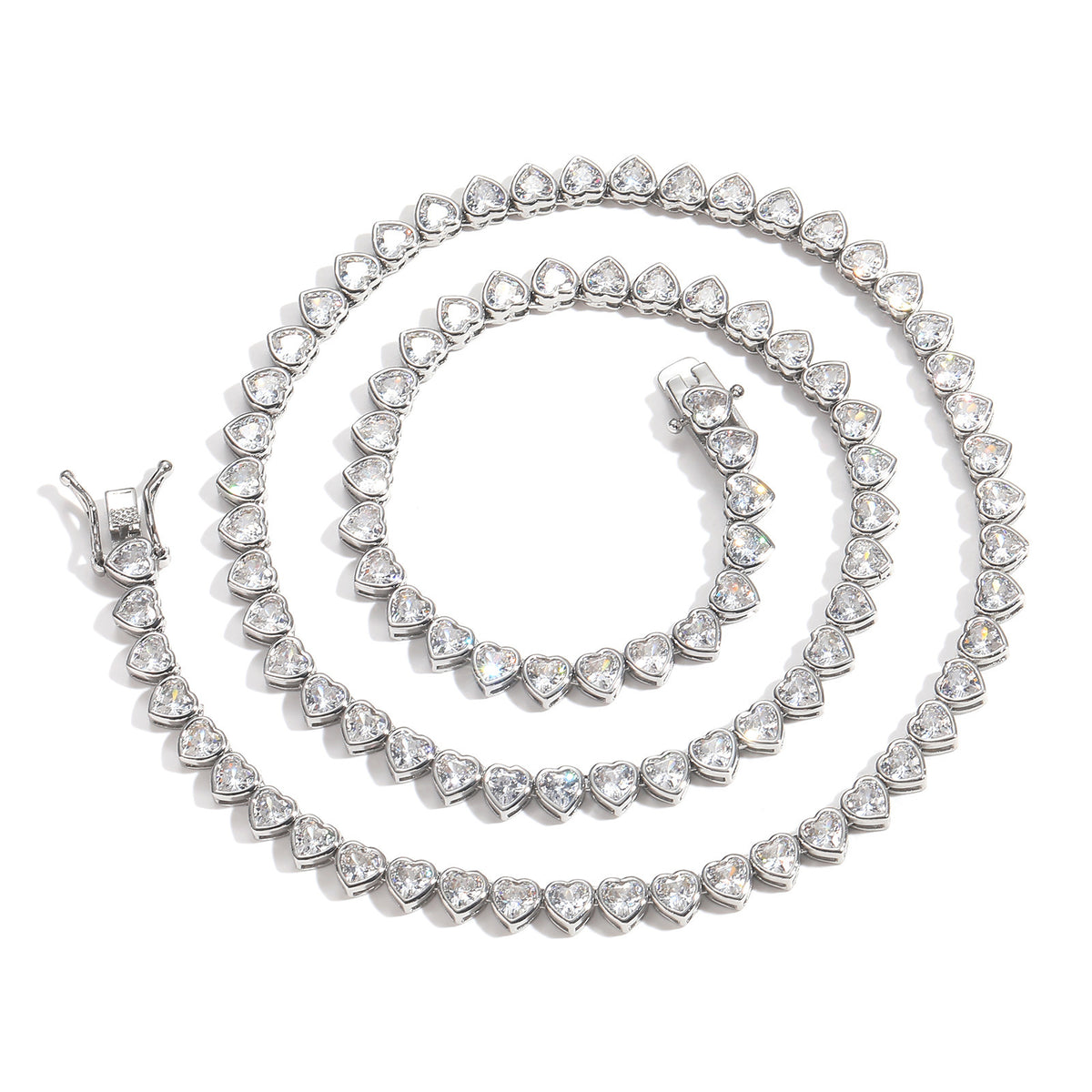Hip Hop Cuban Link Cubic Zirconia Necklace for Men product image